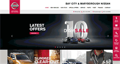 Desktop Screenshot of baycitynissan.com.au